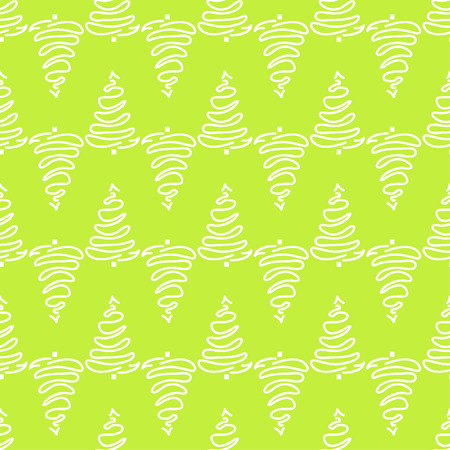 Seamless pattern with chrismas trees. Background. Bright texture. Abstract geometric wallpaper. Geometric art. Green christmas trees. Print for textiles, fabrics, polygraphy, posters. Greeting cardのイラスト素材