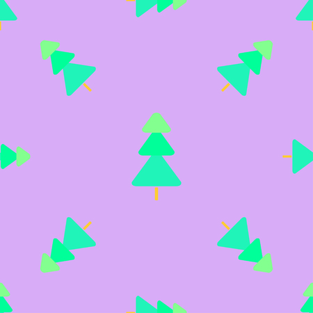 Seamless pattern with chrismas trees. Background. Bright texture. Abstract geometric wallpaper. Geometric art. Green christmas trees. Print for textiles, fabrics, polygraphy, posters. Greeting cardのイラスト素材