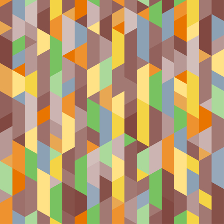 Tile texture. Seamless pattern. Polygonal background. Abstract grid wallpaper. Pretty colors. Print for flyers, posters, t-shirts and textiles. Doodle for designのイラスト素材