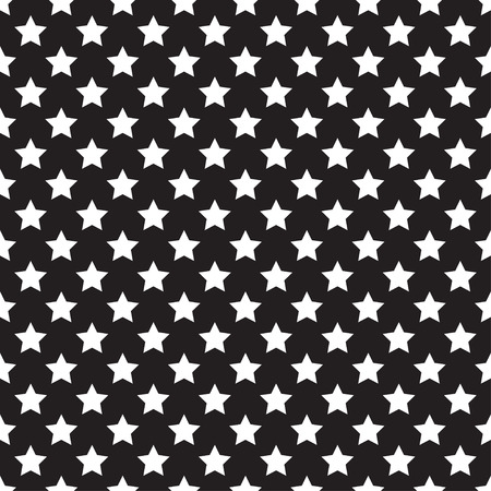 Background with stars. Simple pattern with geometric elements. Starry backdrop. Print for banners, posters, t-shirts and textiles. Greeting cards. Black and white illustrationのイラスト素材