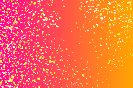 Confetti on isolated background. Luxury texture. Festive backdrop with glitters. Pattern for work. Print for polygraphy, posters, banners and textiles. Doodle for design and businessのイラスト素材