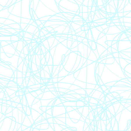 Chaos tangle pattern. Wavy background. Hand drawn waves. Seamless tangled wallpaper. Stripe texture with many lines. Print for banners, flyers or posters. Line artのイラスト素材