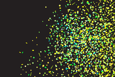 Confetti. Colorful firework. Festive texture with colored glitters. Geometric background. Image for banners, posters and flyers. Greeting cards. Doodle for design and businessのイラスト素材