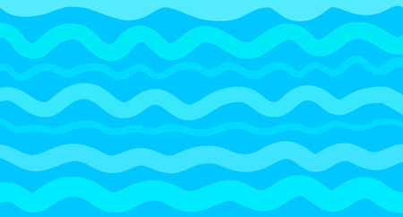 Abstract geometric wallpaper of the surface. Wavy sea background. Pattern with lines and waves. Multicolored texture. Decorative style. Doodle for designのイラスト素材