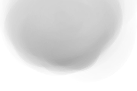 Watercolor spot on white. Digital aquarelle blotch on isolated background. Light blur stain. Hand drawn backdrop for design and work. Black and white illustrationのイラスト素材