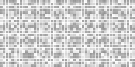 Checkered pattern. Tile background. Seamless abstract texture with many squares. Geometric mosaic wallpaper. Doodle for flyers, shirts and textiles. Line backdrop. Black and white illustrationのイラスト素材