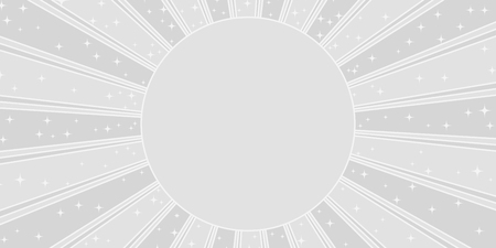 Abstract square pattern. Burst background with stars. Geometric stripe wallpaper of the surface. Print for polygraphy, posters and textiles. Doodle for design. Black and white illustrationのイラスト素材