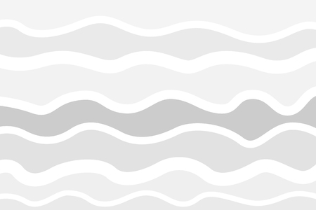 Wavy background. Hand drawn multicolored waves. Texture with many lines. Waved pattern. Black and white illustration for banners, flyers or postersのイラスト素材