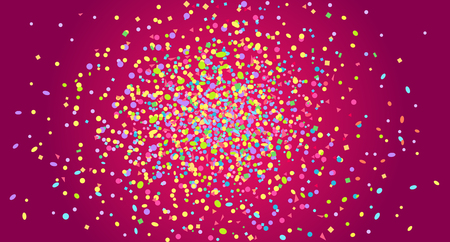 Multicolored pattern with geometric elements. Colorful background with confetti. Holiday texture from glitters. Luxury colored frame. Print for banner, flyer, poster and textile. Greeting cardsのイラスト素材