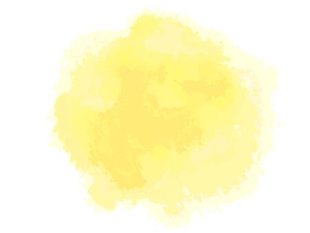 Colorful digital watercolor spot on isolated white background. Colored aquarelle sample. Hand drawn watercolour splotchのイラスト素材