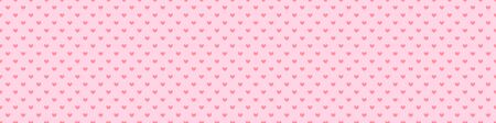 Hand drawn holiday background with abstract hearts. Seamless pattern for banner. Valentine's day