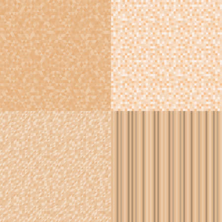 multicolor patterns. Set of seamless textures. Simple colored background. Seamless geometric texture. Print for textilesのイラスト素材