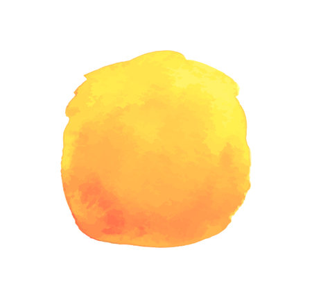 watercolor spot. Colored aquarelle sample. hand drawn watercolor splotchのイラスト素材
