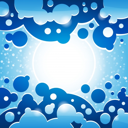 Abstract blue night background. RGB EPS 10 vectorのイラスト素材