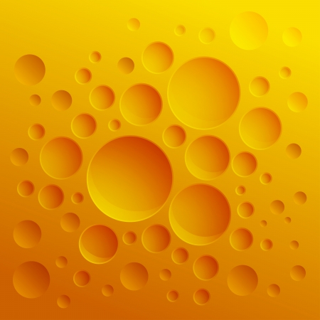 Abstract cheese yellow circles background. RGB EPS 10 vectorのイラスト素材