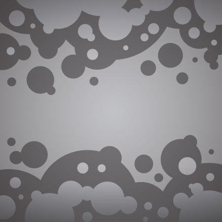 Abstract silver background with round bubbles. RGB EPS 10 vectorのイラスト素材