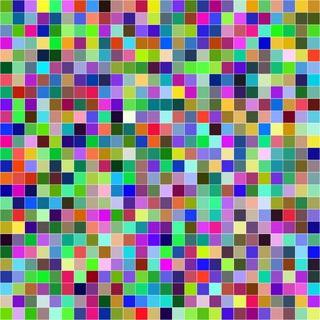 Abstract digital colorful pixels seamless pattern background. RGB EPS 10 vector illustrationのイラスト素材