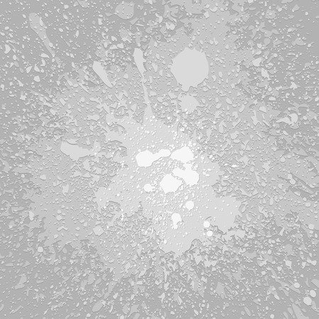 Monochrome grey dirty plaster layers grunge splashes background. RGB EPS 10 vector illustrationのイラスト素材
