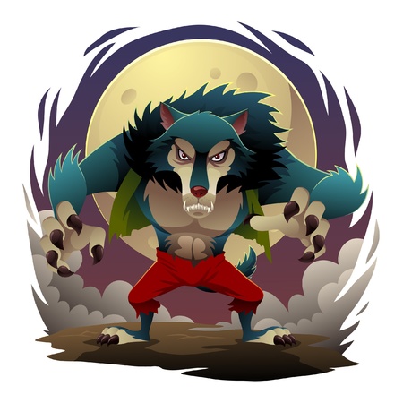 WereWolfのイラスト素材