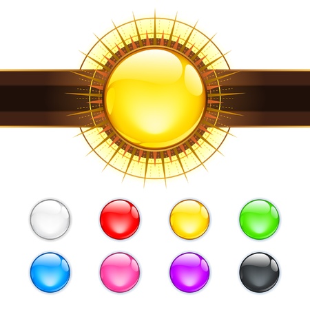 Design Elements Glossyのイラスト素材