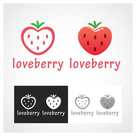 Love Berry Symbol. Suitable for professional design use.のイラスト素材