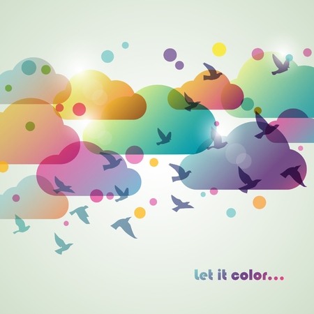 Sky background. のイラスト素材