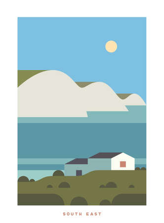 Travel around the UKのイラスト素材