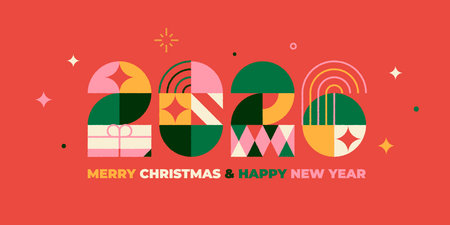 Modern vector illustrations, greeting cards, website banners, social media banners. Merry Christmas...