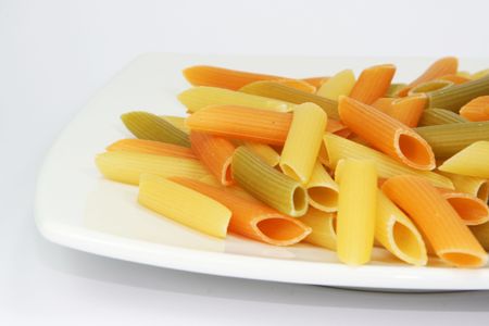 Colorful macaroni