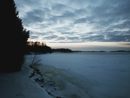 Lakeview winterの素材