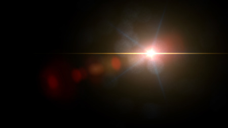 Lens Flare Image Sequenceの写真素材