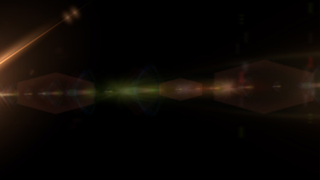 Lens Flare Image Sequenceの写真素材