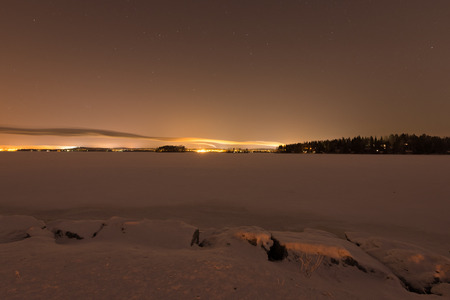 Winter Nightの写真素材
