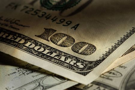 Close up shot of dollars