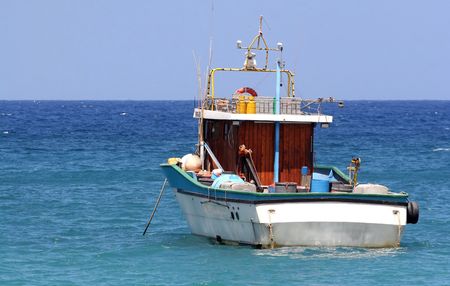 fishing boat,maltaの写真素材