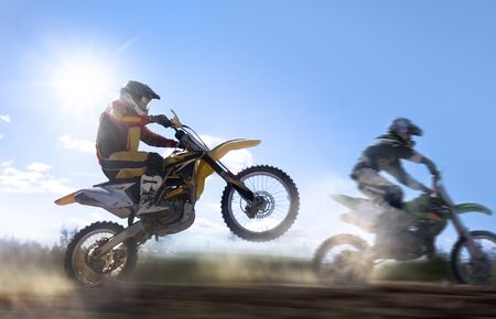 motocross riderの写真素材