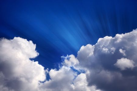 summer cloudsの写真素材