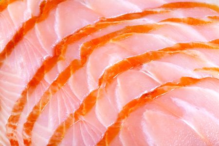 Close up photo of fresh salmon