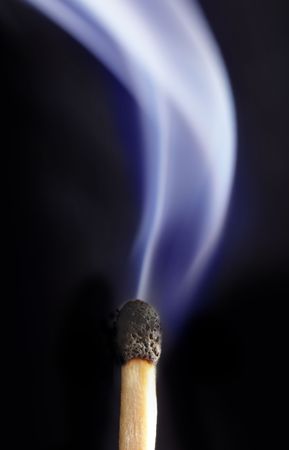 Burning Matchの写真素材