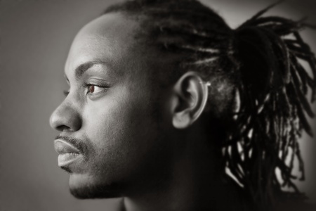 portrait of a serious manの写真素材