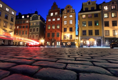 Stortorget in Gamla stan, Stockholmの写真素材