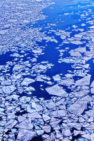 Broken iceの写真素材