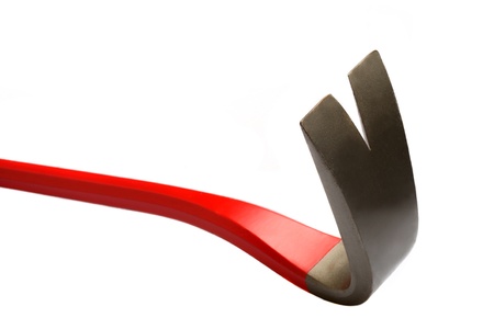 Crowbar isolated on white background の写真素材