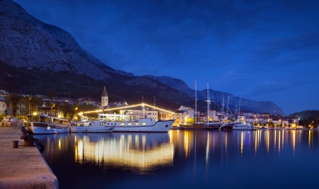 makarska city,croatiaの写真素材