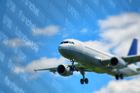 Airplane landing