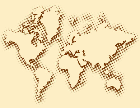 World mapのイラスト素材