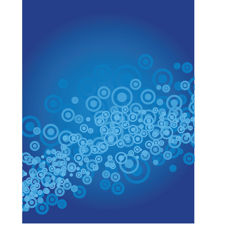 An abstract vector background of circles with space for textのイラスト素材