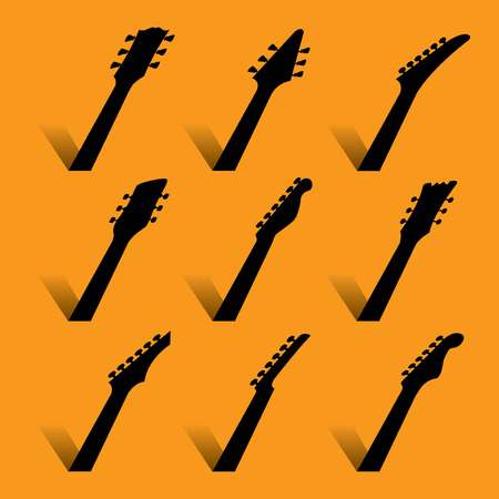 An abstract Guitar Music Background for Print or Webのイラスト素材