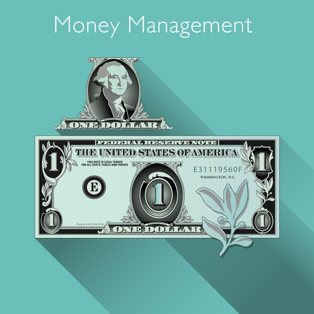 Money Management background with Space for Typeのイラスト素材