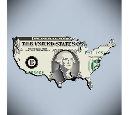 One American Dollar for print or web useのイラスト素材